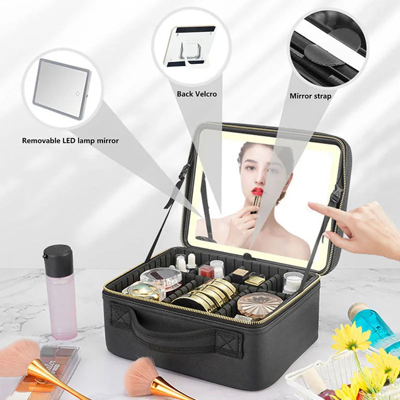 BELLA smart LED makeup bag